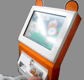 メニューを選択してカードをかざす